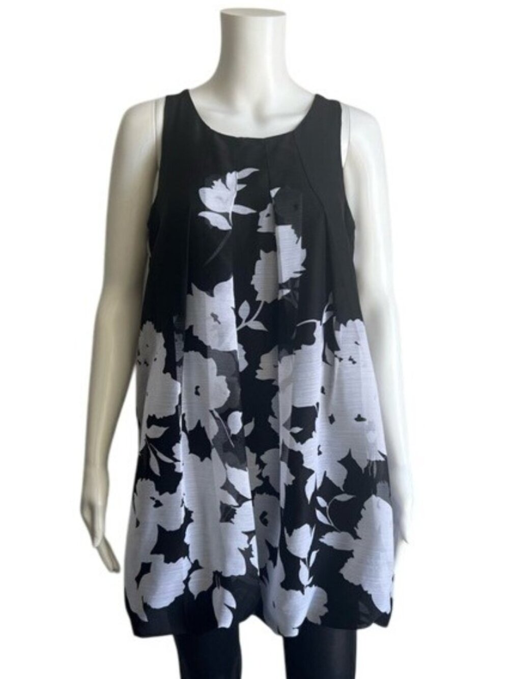 Midnight Velvet Bubble Top / Mini Dress - M